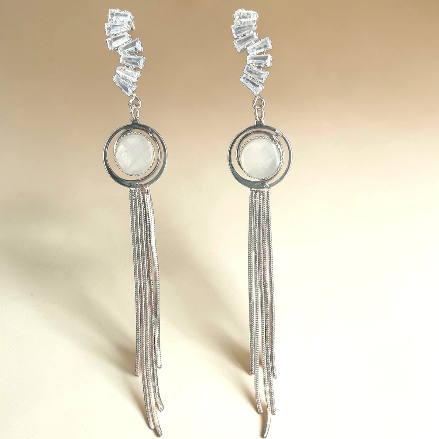 Crystal Pearl Earrings