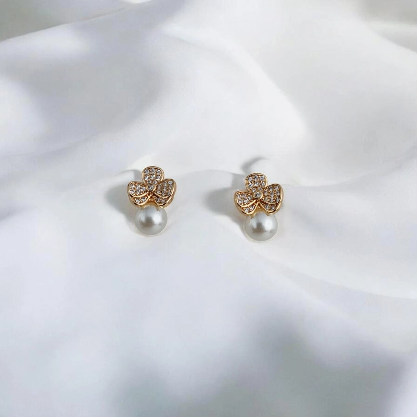 Butterfly Pearl Earrings