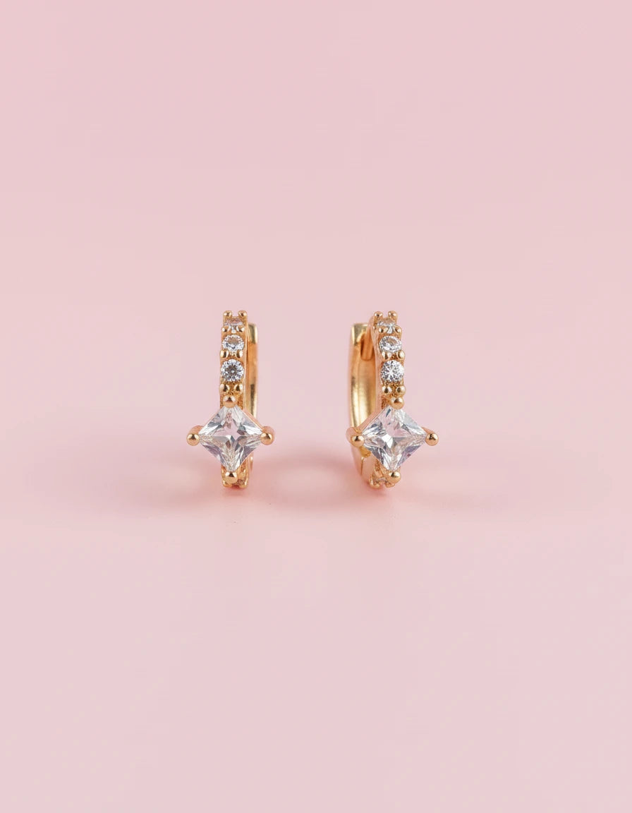 Crystal Hoop Earrings