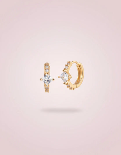 Crystal Hoop Earrings