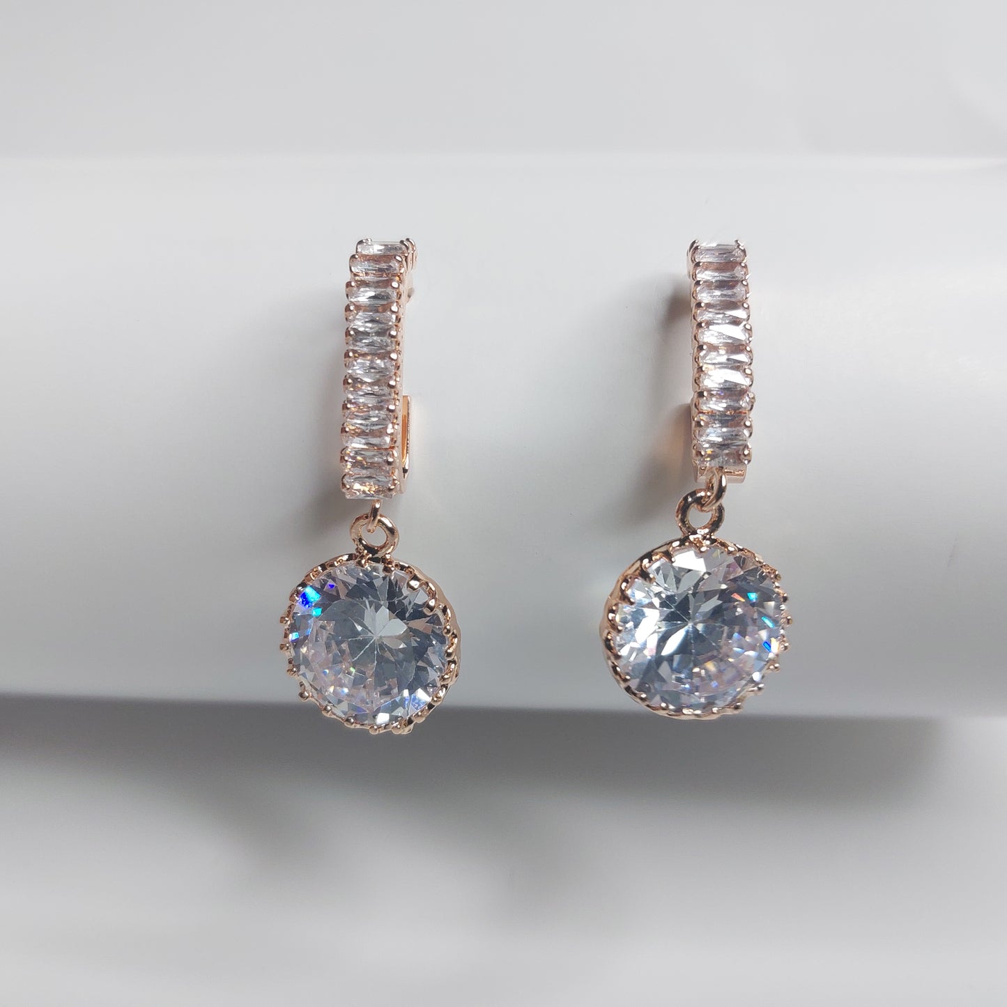 Ad Diamond Drop Earrings