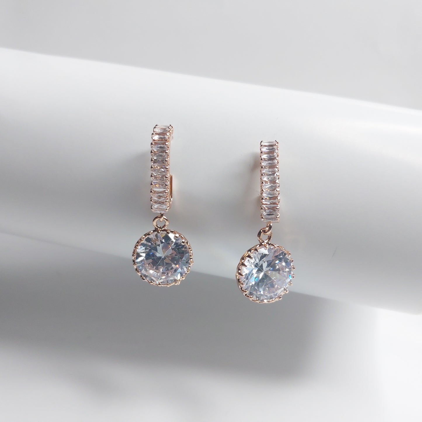 Ad Diamond Drop Earrings