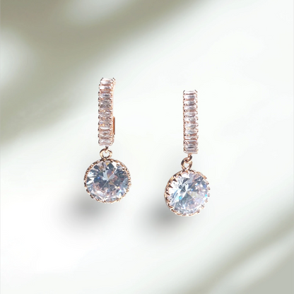 Ad Diamond Drop Earrings