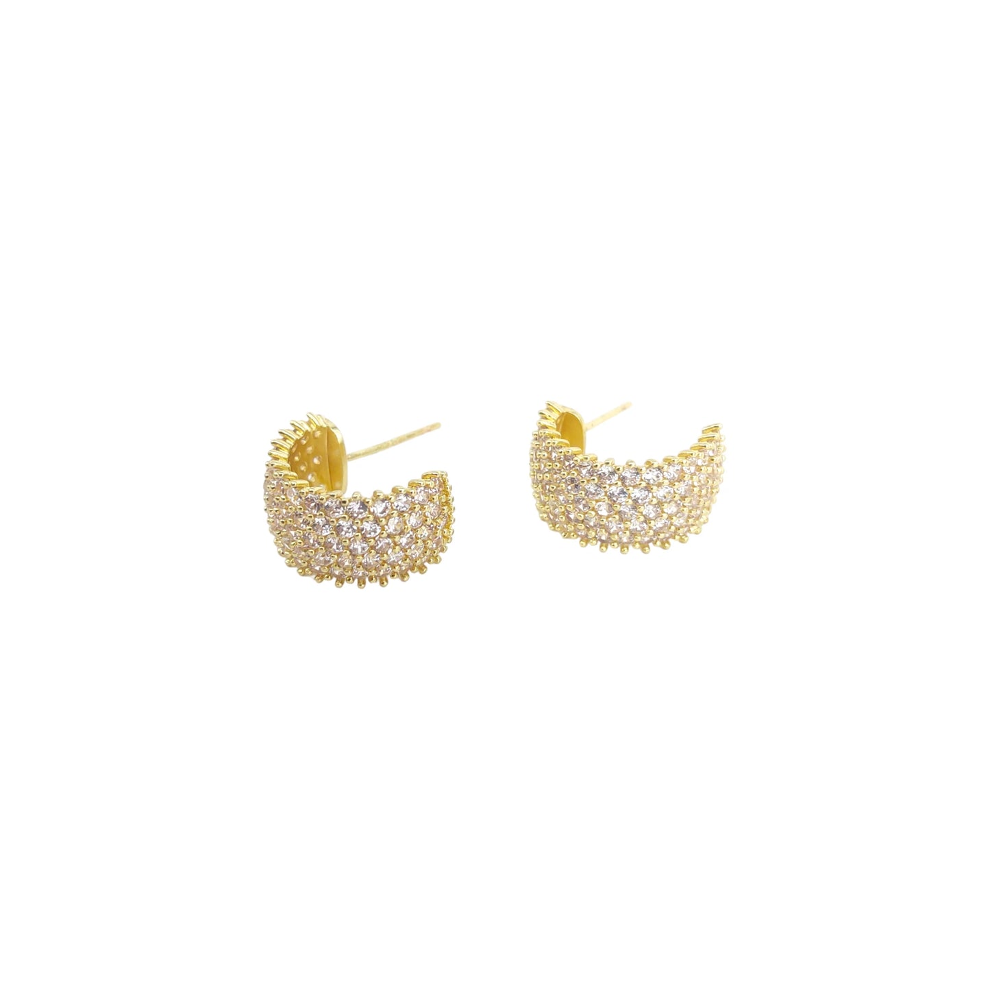 Glitter Hoop Earrings