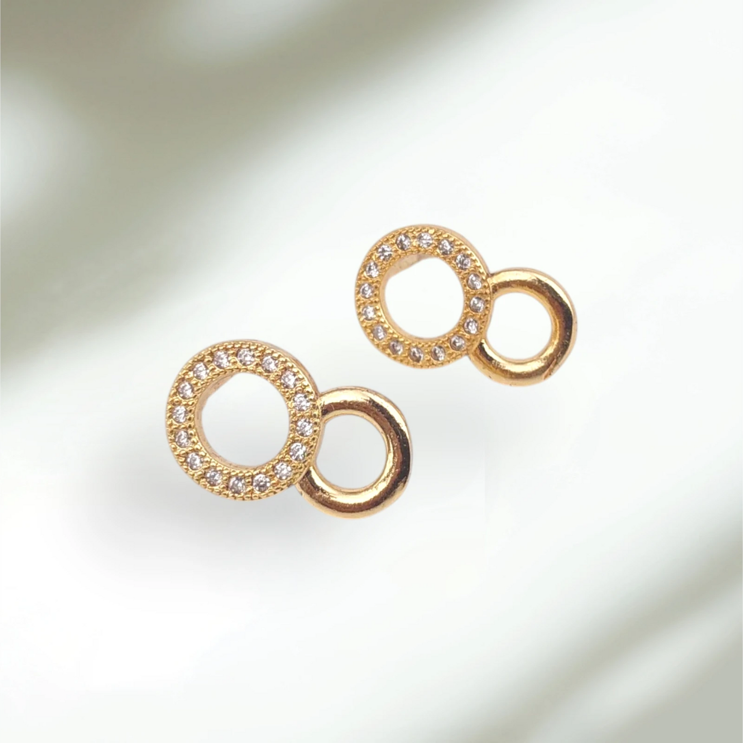 Two Circle Earrings