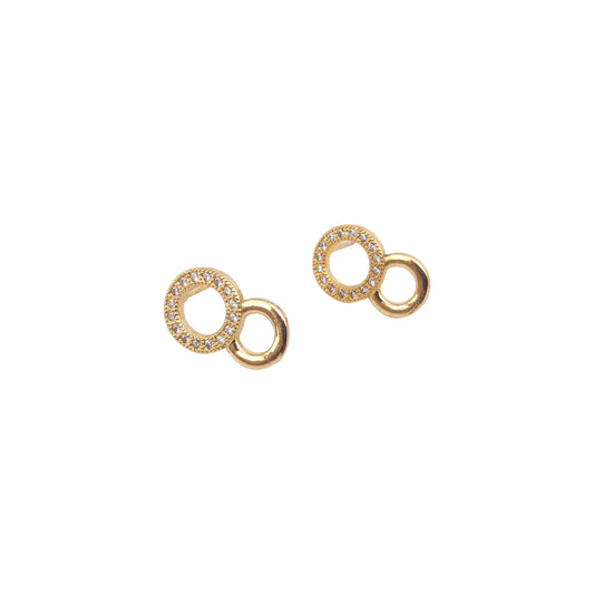 Two Circle Earrings