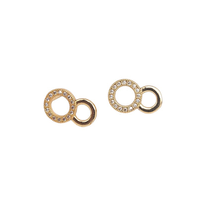 Two Circle Earrings