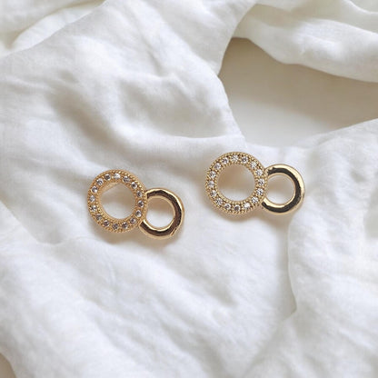 Two Circle Earrings