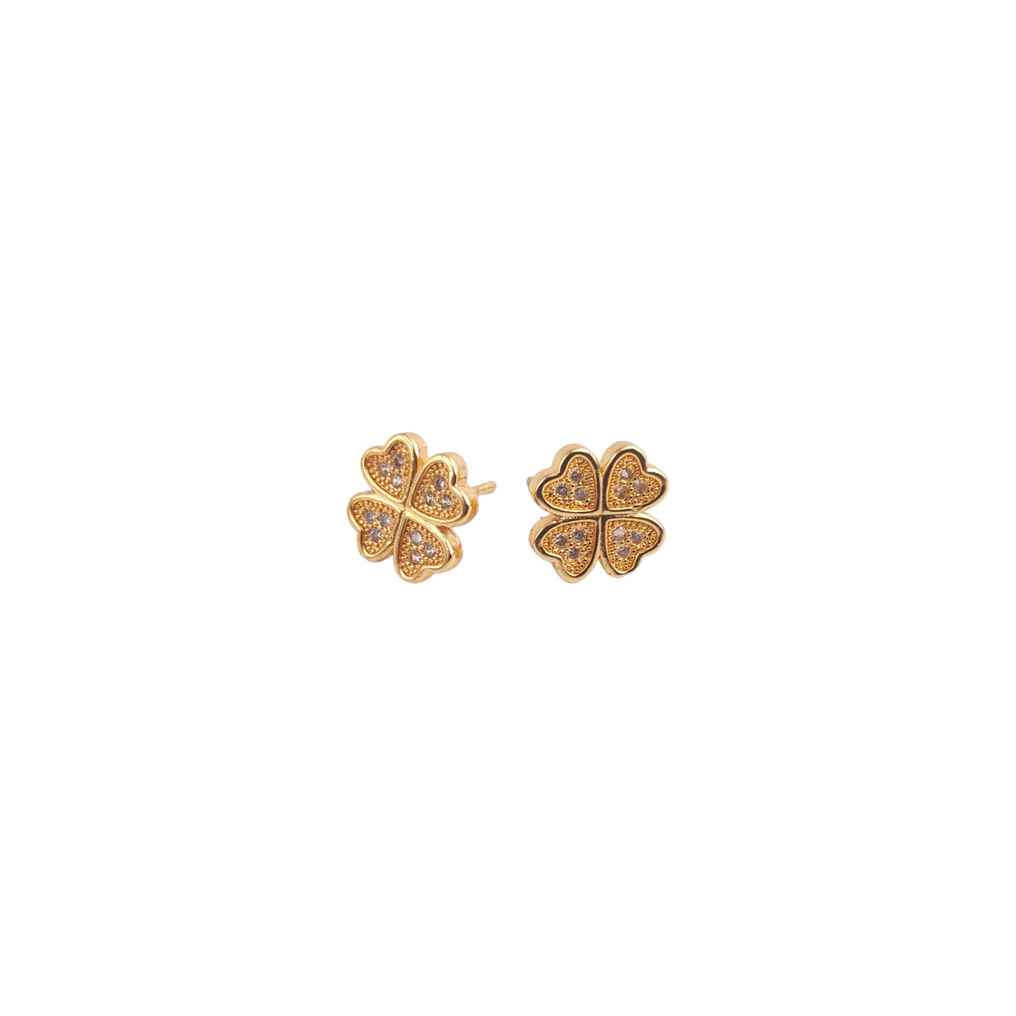 Gold Flower Earrings