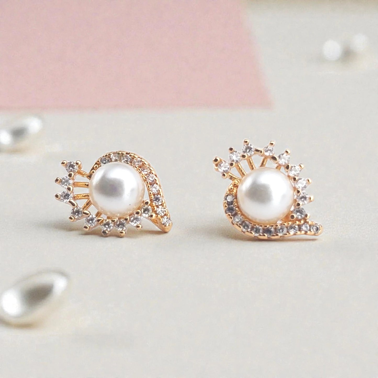 Pearl Eye Earrings