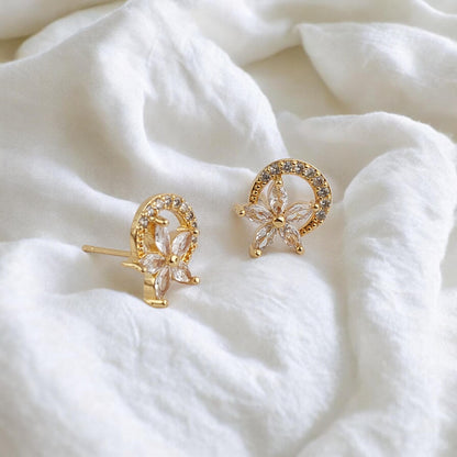 Moon Flower Earrings