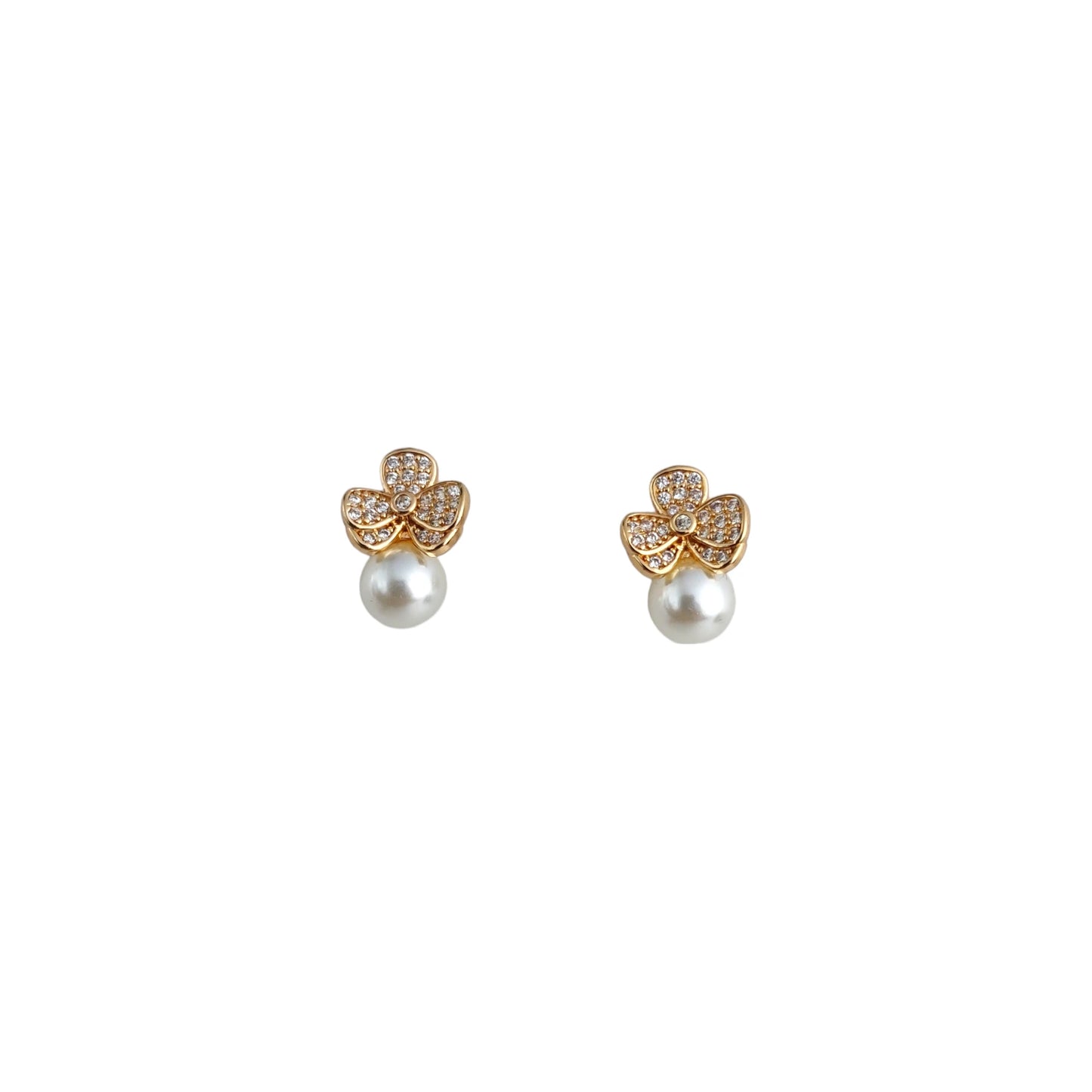 Butterfly Pearl Earrings