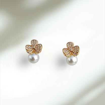 Butterfly Pearl Earrings