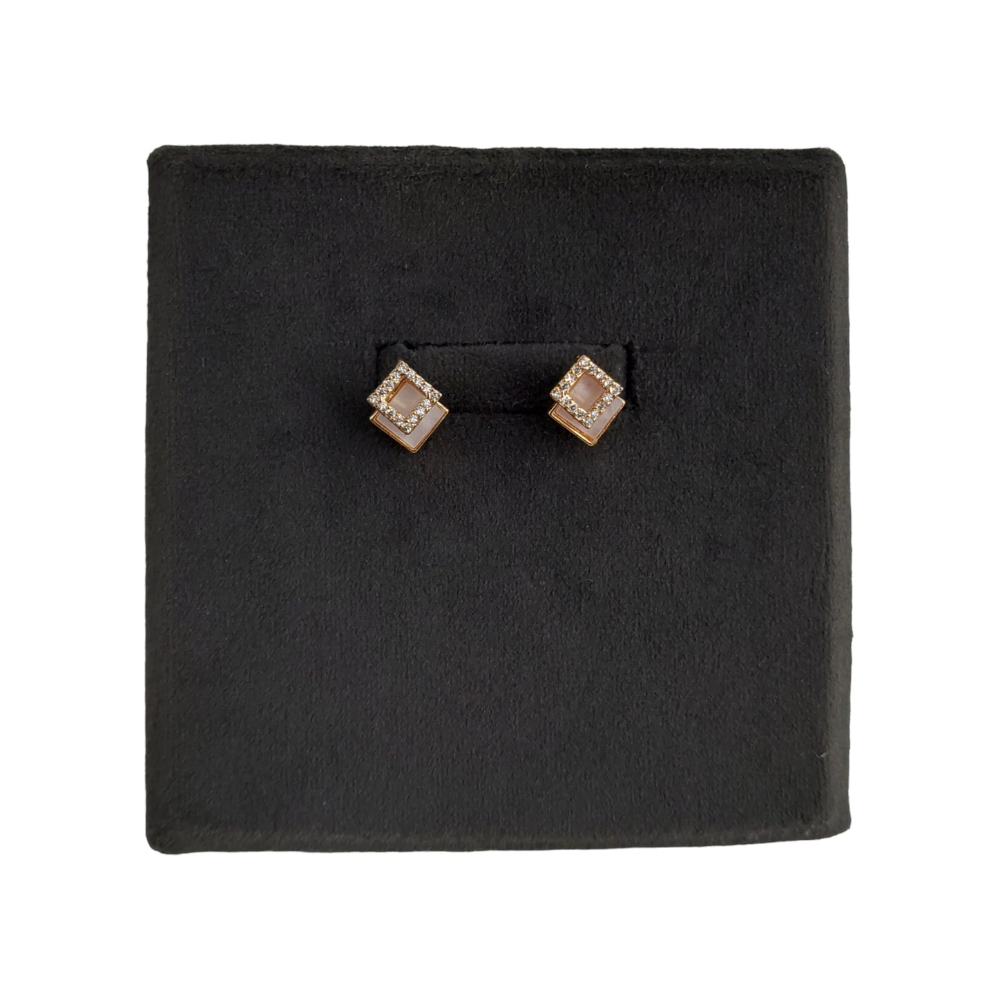 Double Square Earrings