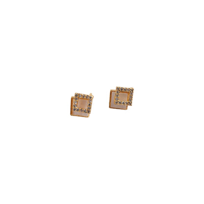 Double Square Earrings