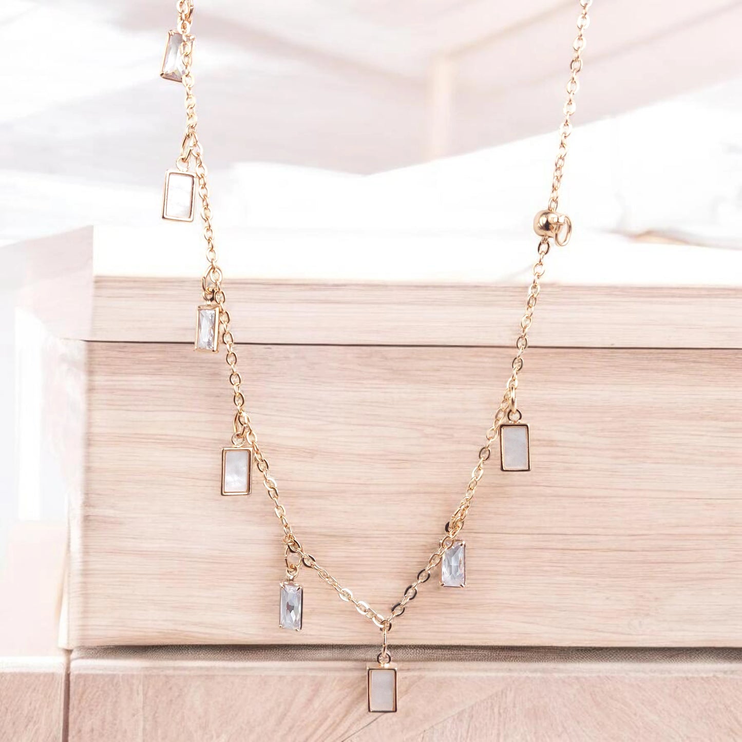 Rect Tassel Neckchain