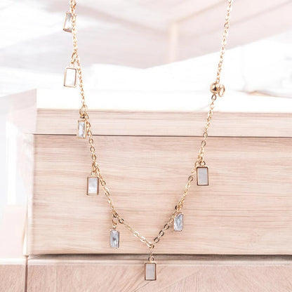 Rect Tassel Neckchain