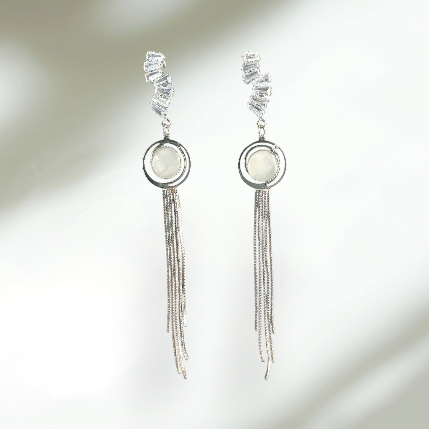 Crystal Pearl Earrings