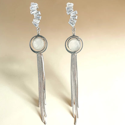 Crystal Pearl Earrings