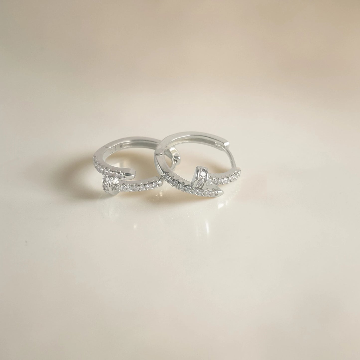 Crystal Hoop Earrings