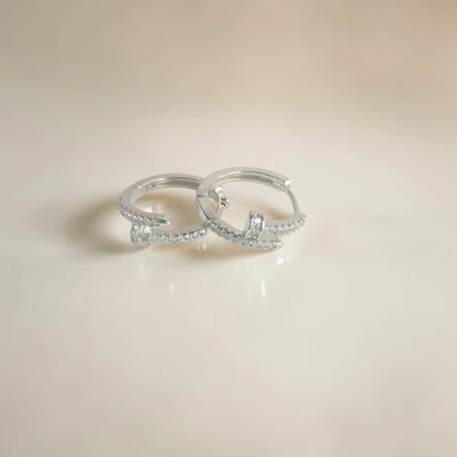 Crystal Hoop Earrings