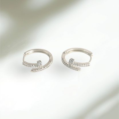 Crystal Hoop Earrings