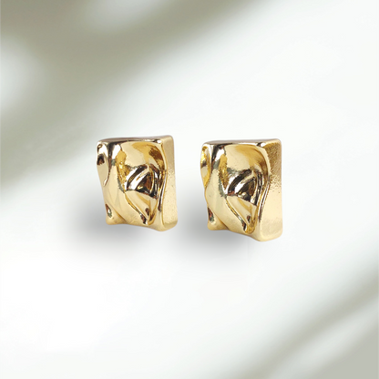 Melted brick Earrings