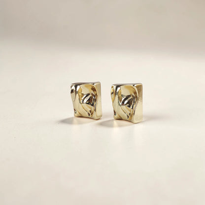 Melted brick Earrings