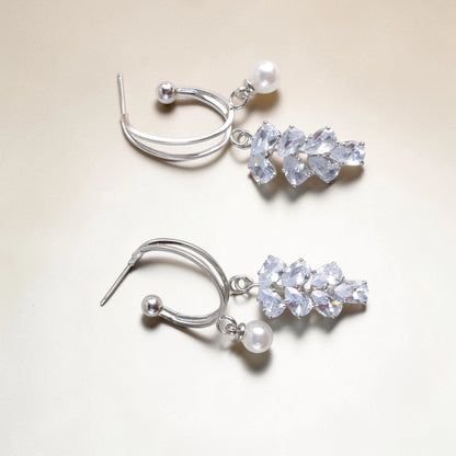Pearl N Ad Bunch Earrings