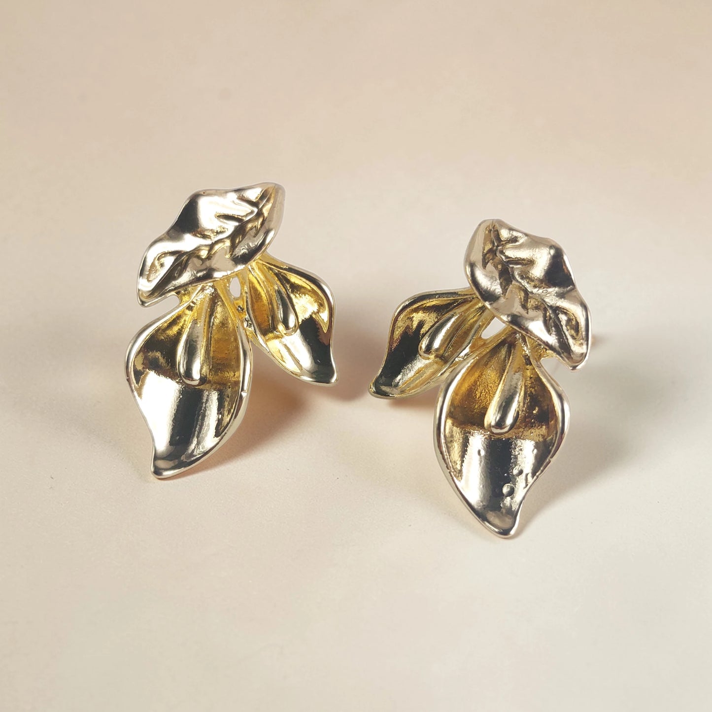 Gold Leaf Earrings