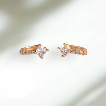 Crystal Hoop Earrings