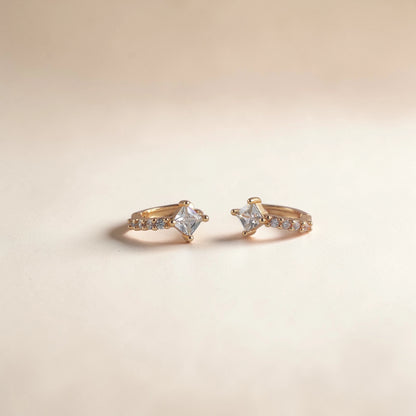 Crystal Hoop Earrings