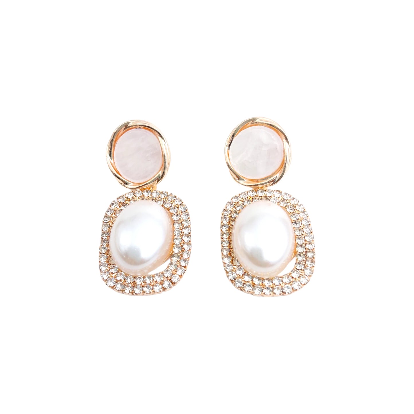 Curve Pearl Earrings