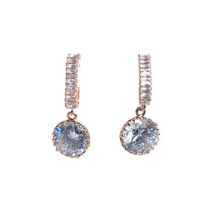 Ad Diamond Drop Earrings