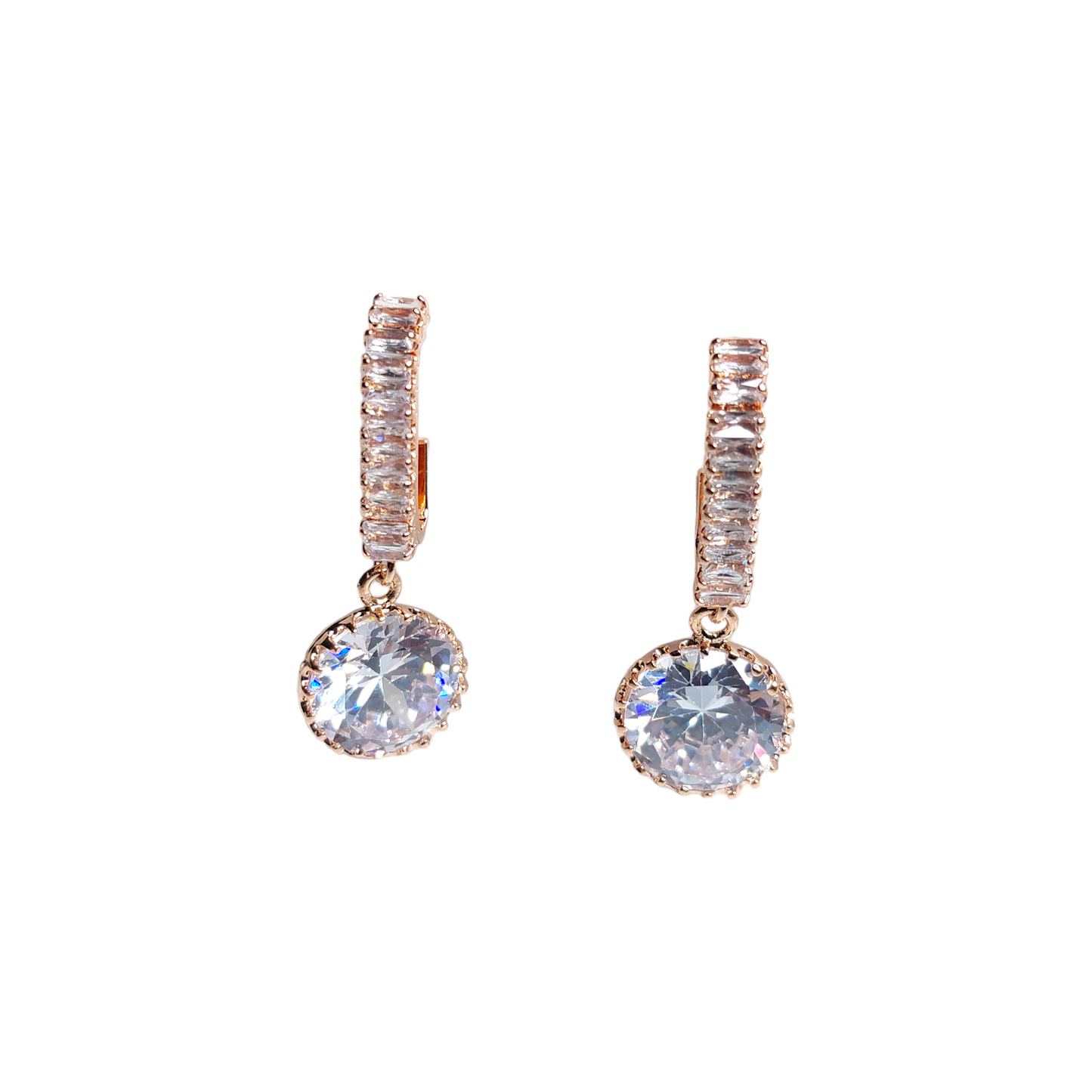 Ad Diamond Drop Earrings