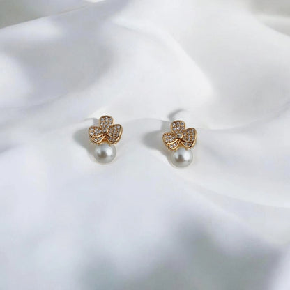 Butterfly Pearl Earrings