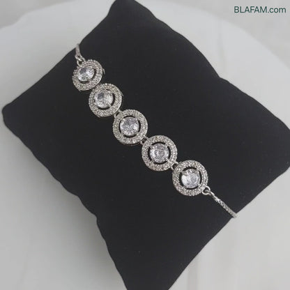 Crystal Ad Adjustable Bracelet