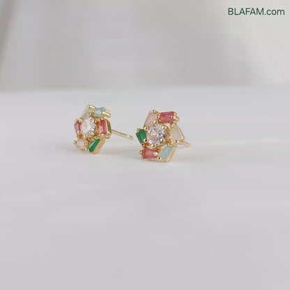 Routy Multi Color Earrings